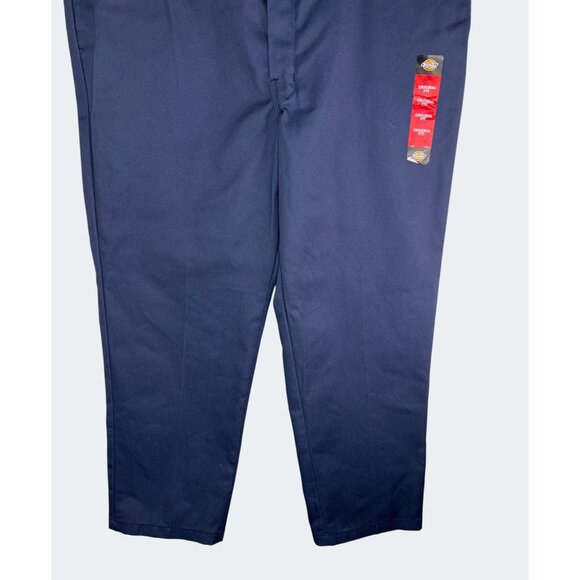 Dickies 874 Original Fit Work Pants Navy Wrinkle Resistant Durable Fabric 44x30 - Picture 12 of 16